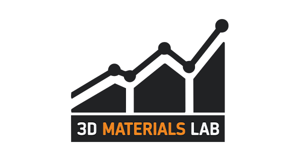 3D Materials Lab logo — a rising line chart above the platform name